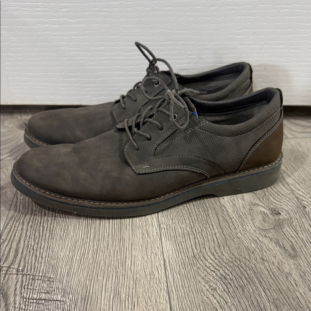 NUNN BUSH Men's‎ Gray Ashton Plain Toe Oxford Size 11